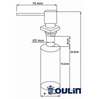 картинка Дозатор для мыла Oulin OL-401 FS 